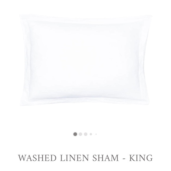 Levtex Other - Set of 2 linen king pillows